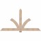 Ekena Millwork Redmond Smooth Timber Gable Bracket, Douglas Fir, 84"W x 45"H x 1 1/2"D x 5 1/2"F, 13/12 Pitch GBW084X45X0206RED00SDF - alternate 1